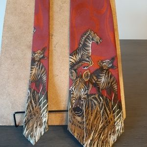 Cies Zebra Red Handmade Tie